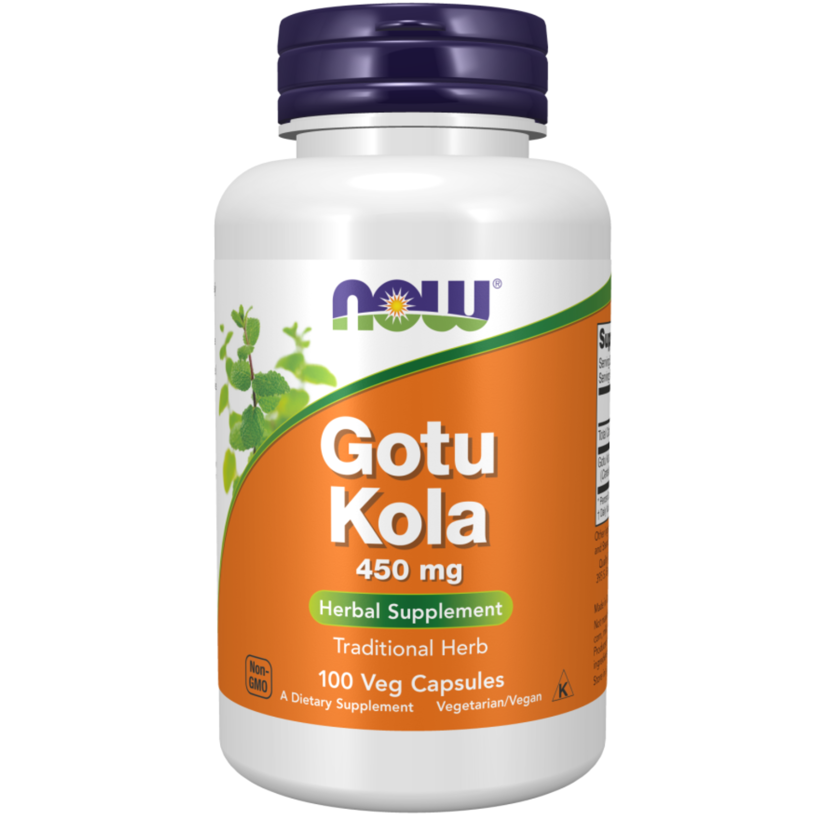 Now Gotu Kola 450mg Caps 100's